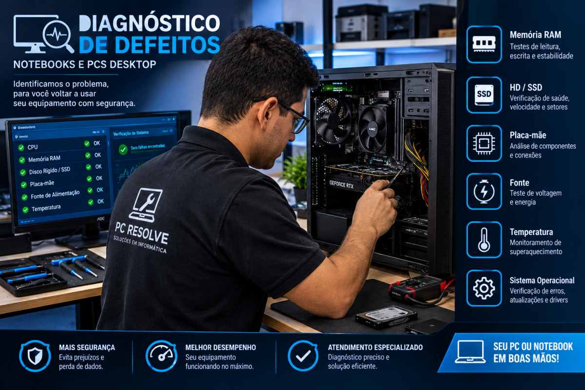 Diagnóstico de defeitos